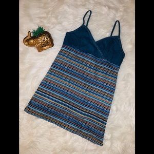 NWOT Vintage Beautiful denim boho chic dress